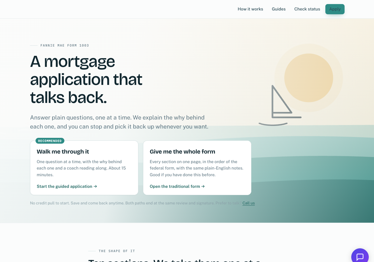 Mortgage Submission Site, Built in 2.5 Hours